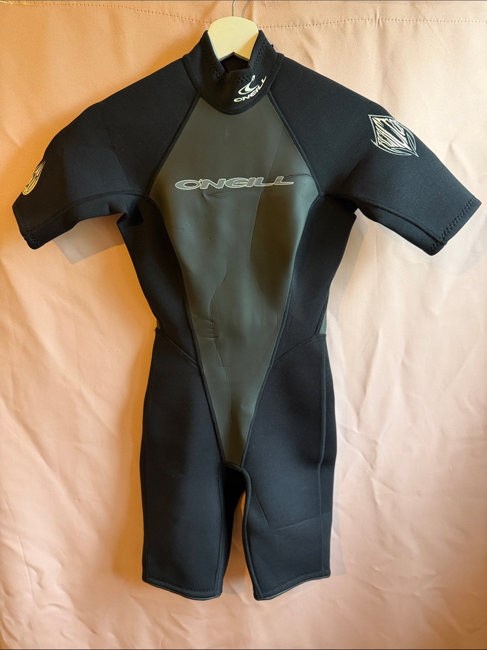 O'Neill Black Short Sleeve Wetsuit Bodysuit